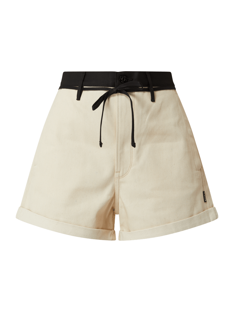 Jeansshorts aus Baumwolle Modell 'Lynton' in sand