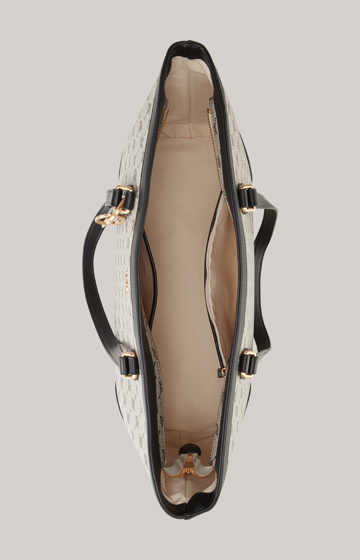 Shopper Mazzolino Edition Mariella in Schwarz/Offwhite