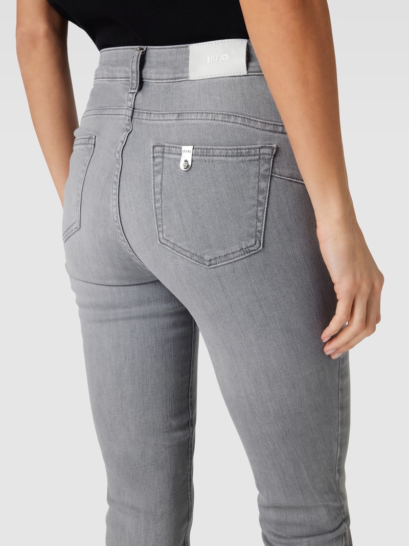Jeans im 5-Pocket-Design Modell 'DIVINE' in hellgrau