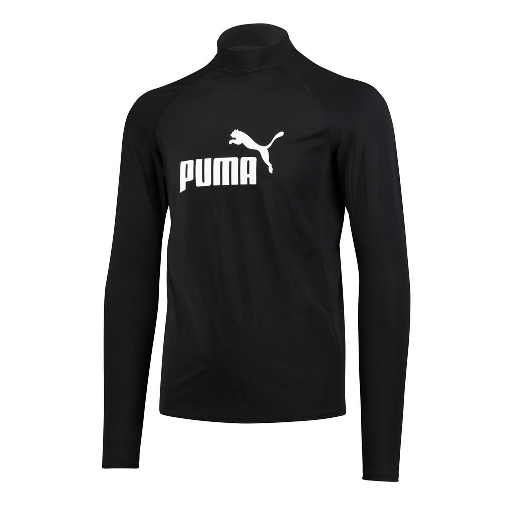 PUMA schwarze Herren Langarm-Rashguard