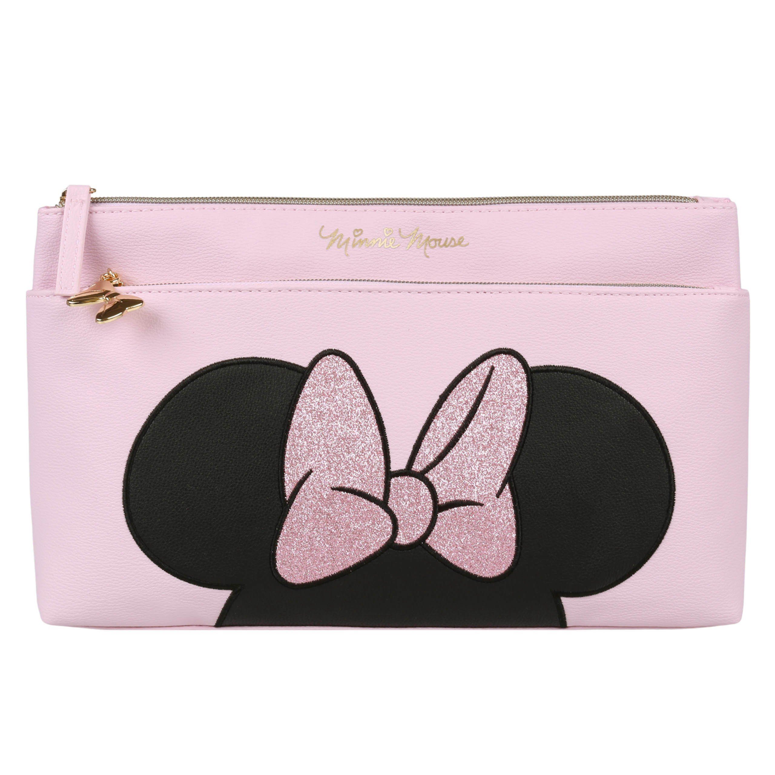 Sarcia.eu Kulturbeutel Minnie Mouse  Rosa Kosmetiktasche mit Reißverschluss 33x19x5 cm