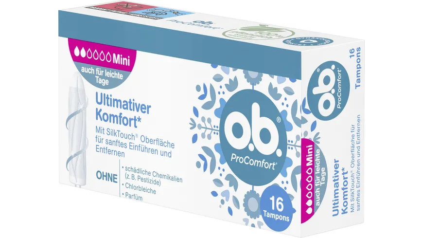 O.B. Tampons ProComfort Mini