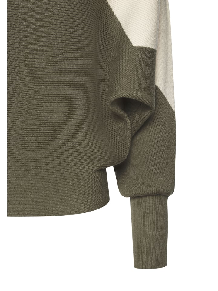 LASCANA Strickpullover in creme-khaki günstig kaufen