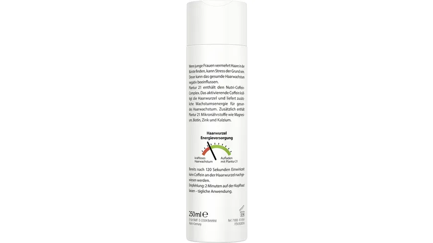 Plantur 21 Nutri-Coffein-Shampoo 250ml 250 ml