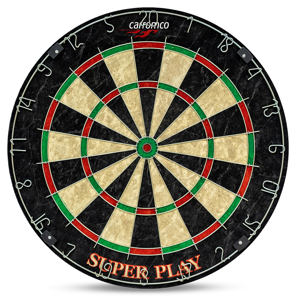 Carromco STEELDARTBOARDSUPERPLAY, BRISTLE