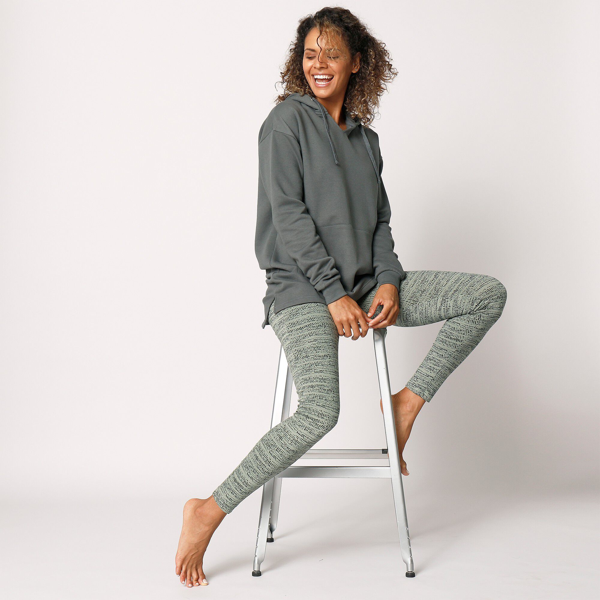 Legging imprimé effet chiné