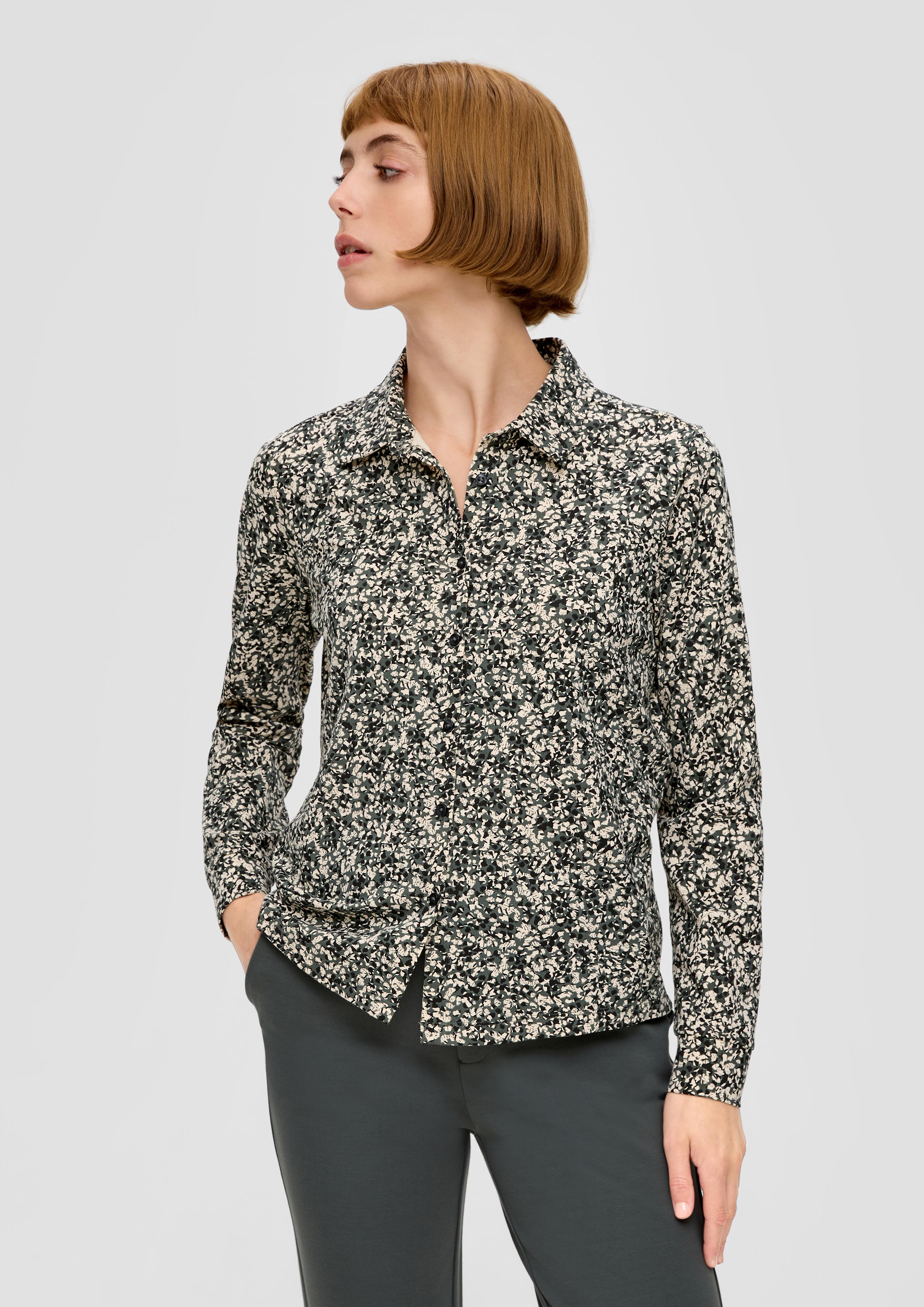 Bluse aus Baumwollstretch  2137225-79A6