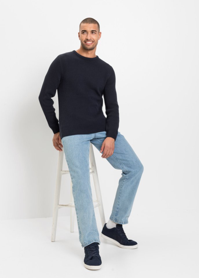 Pullover mit recycelter Baumwolle