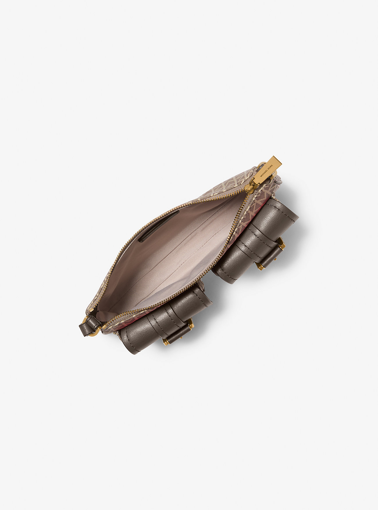 Zoe Small MK2000 Logo Jacquard Pochette - NATURLIG