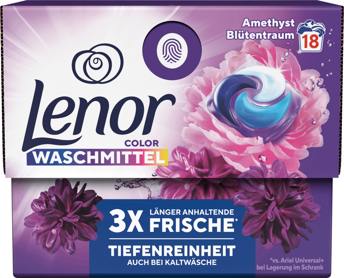 Colorwaschmittel Amethyst Blütentraum Pods, 18 Wl