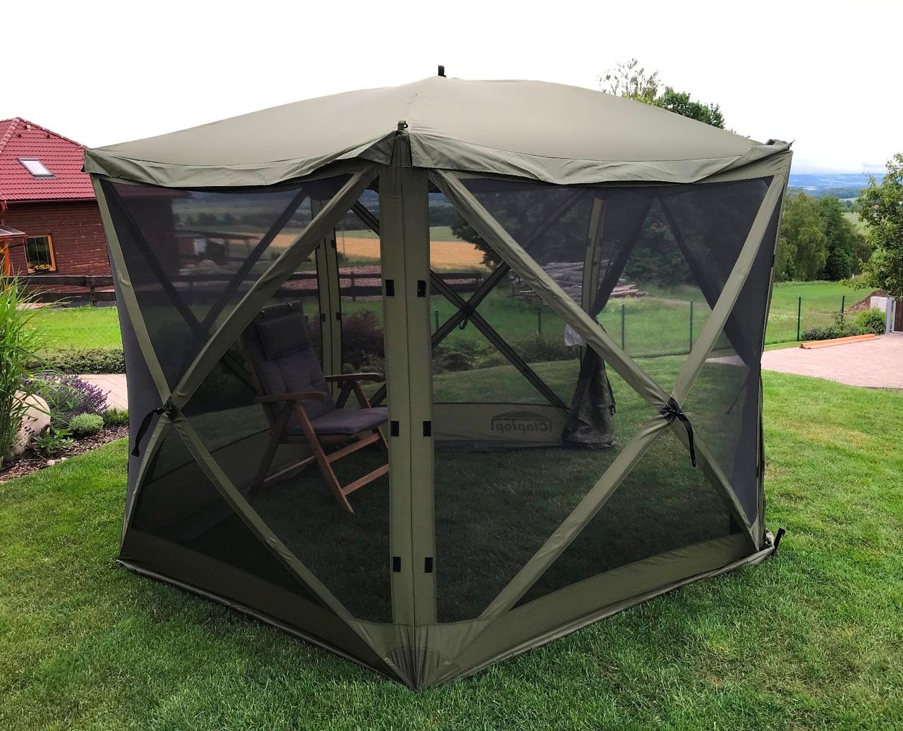 Claptop Schnell aufbaubarer Faltpavillon ClapTop 500
