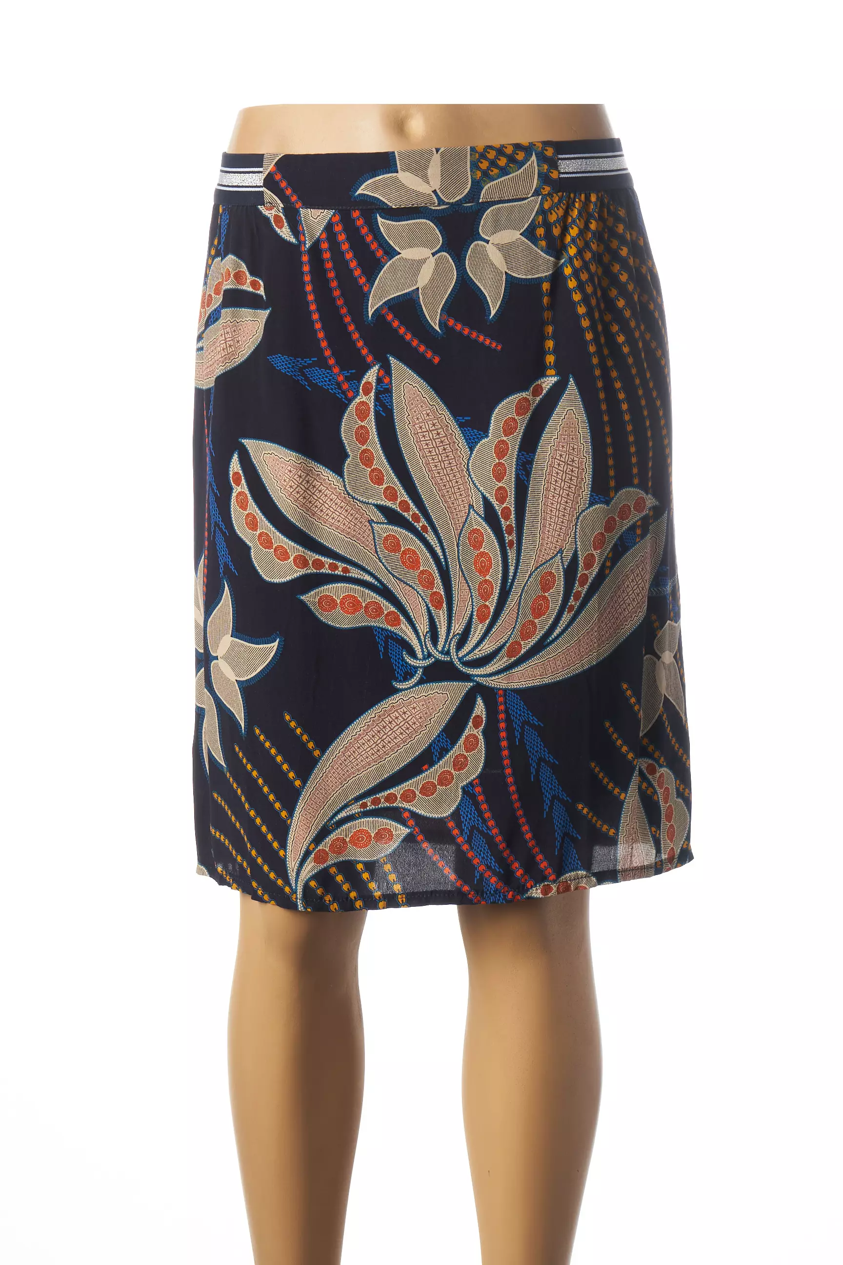 Julie Guerlande Jupes Mi Longues Femme couleur bleu