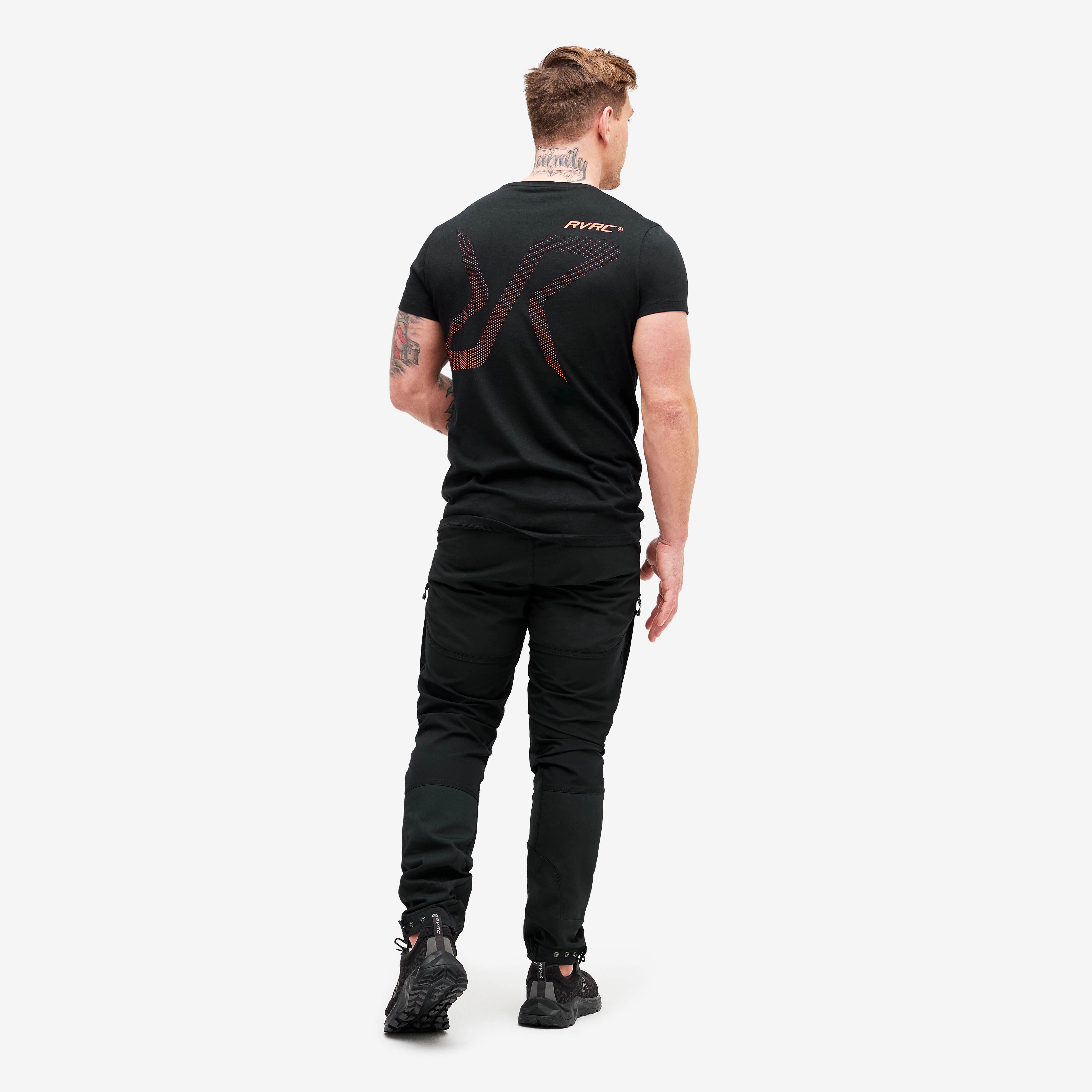 Fat Graphic Tee Homme Black/Flame