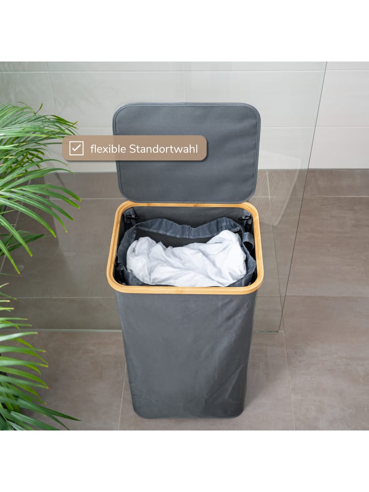 bremermann Wäschesammler 100 Liter grau günstig kaufen onesize