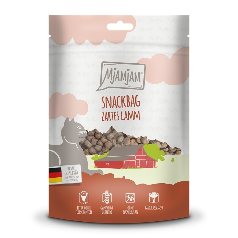 MjAMjAM Snacks MjAMjAM Snackbag 125g Lamm pur