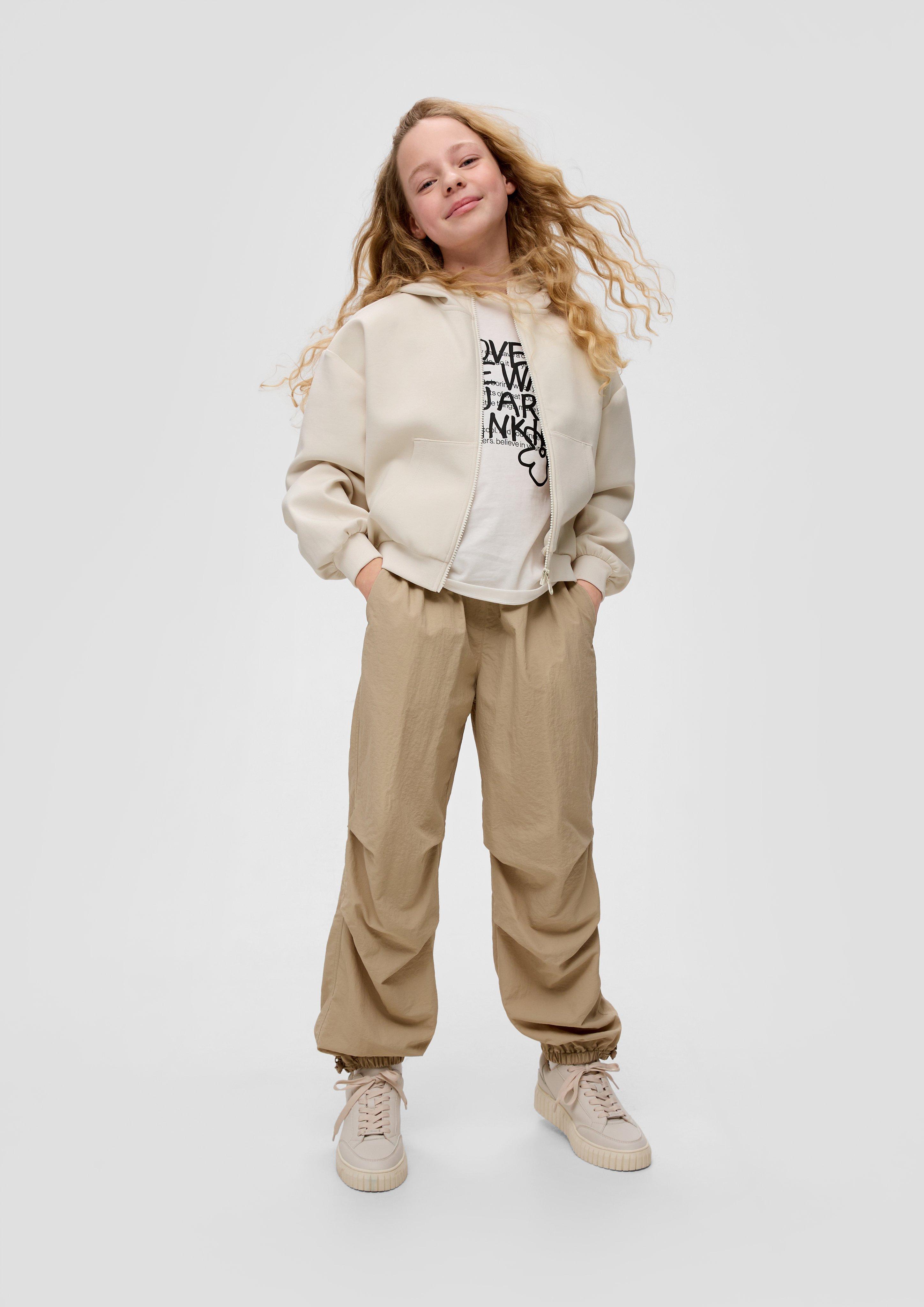 Sweatshirt-Jacke aus Scuba  2140217-0330