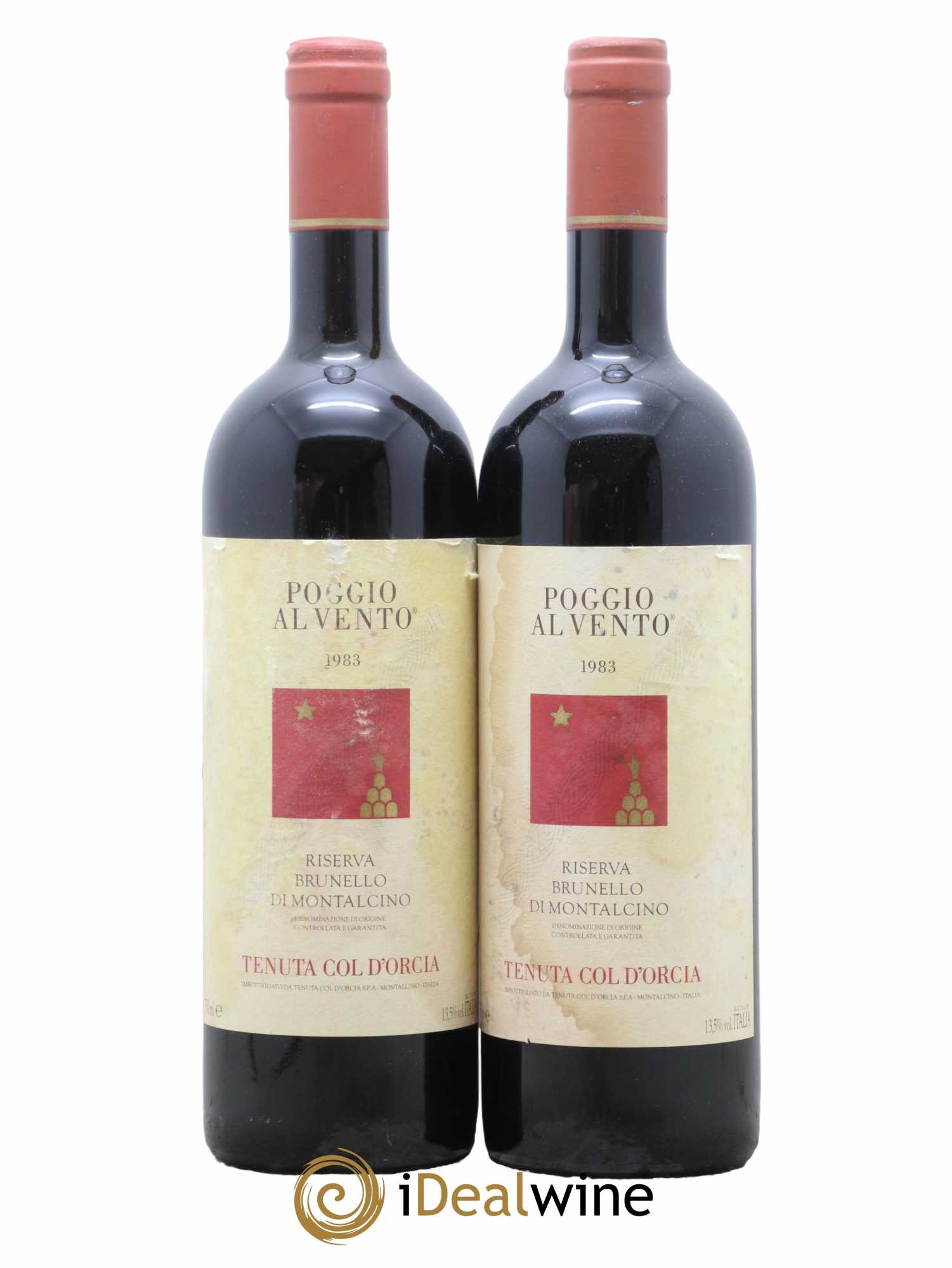 Brunello di Montalcino DOCG Riserva Poggio al Vento Tenuta Col d'Orcia  1983 - Lot de 2 Bouteilles