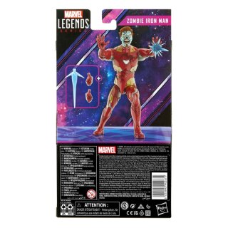 What If...? Marvel Legends Actionfigur Khonshu BAF: Zombie Iron Man 15 cm