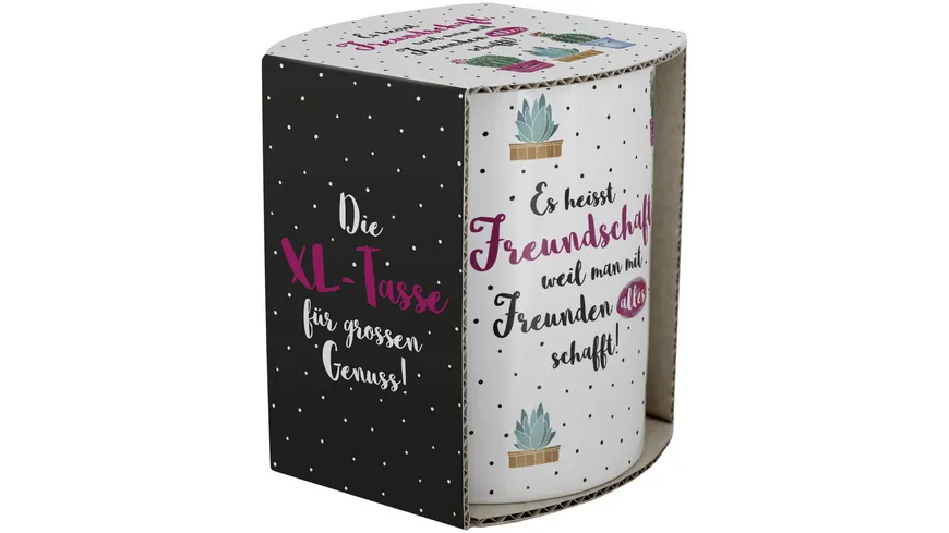 GRUSS & CO XL-Tasse »Freundschaft«