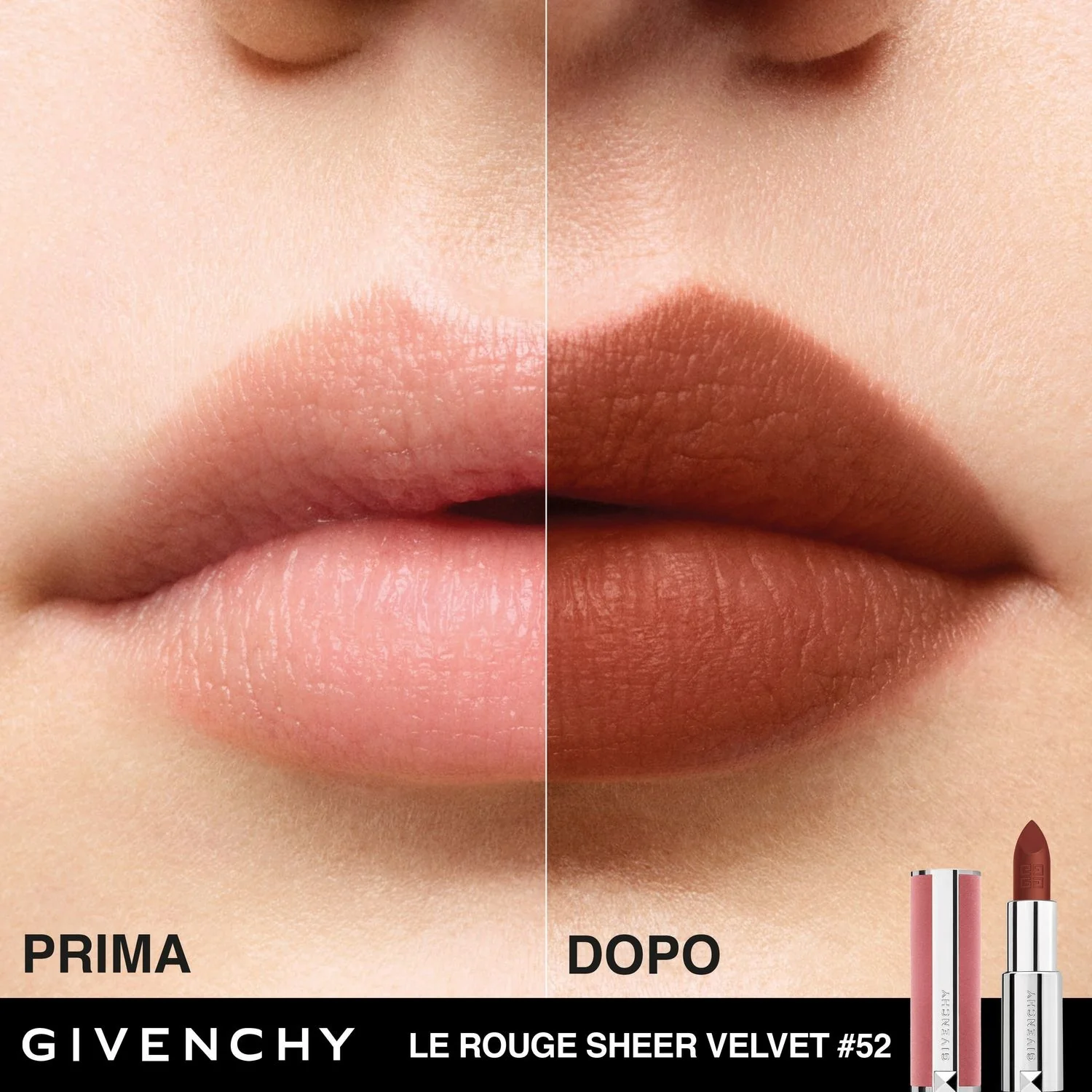 Batom Matte Le Rouge Sheer Velvet Lips