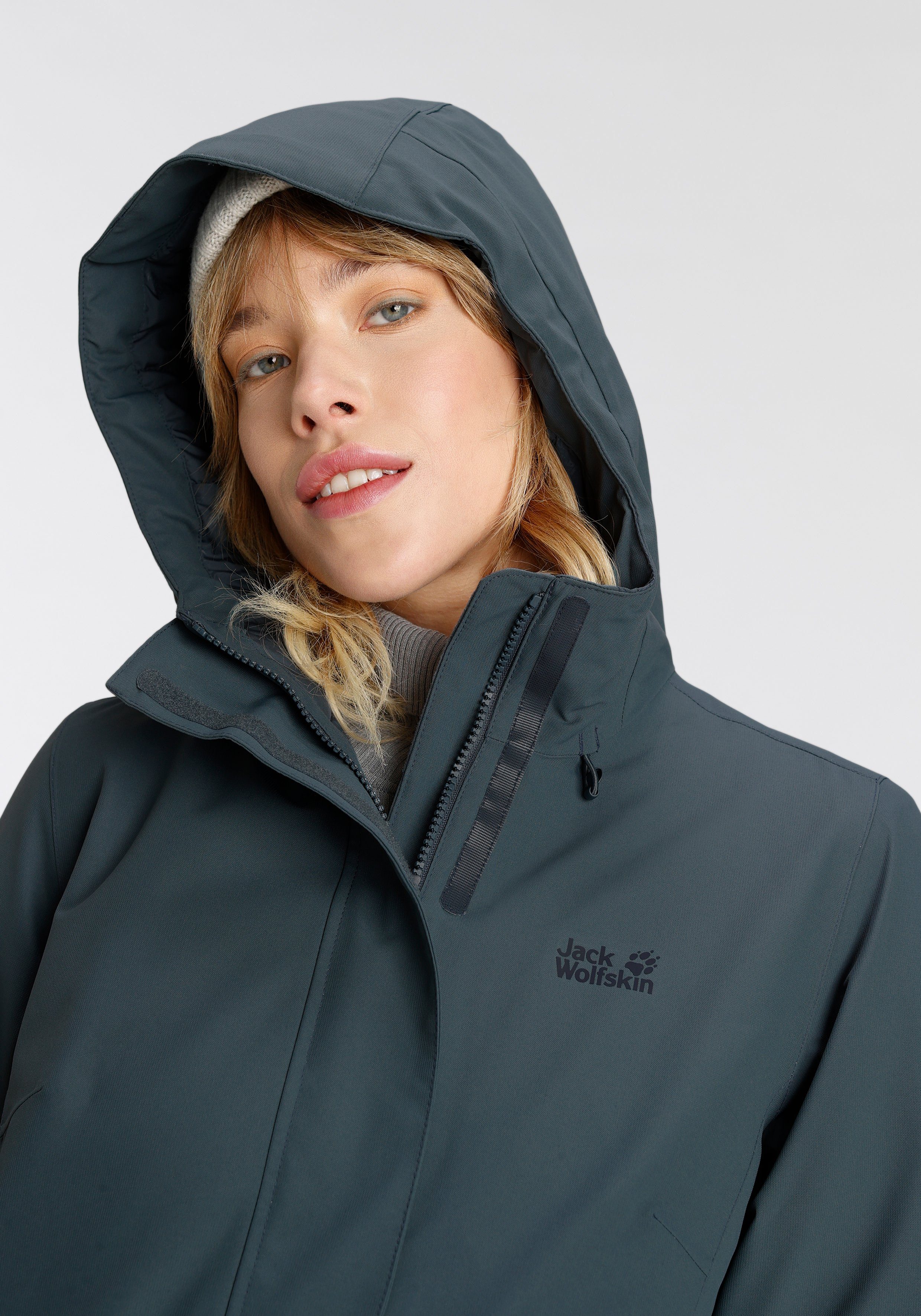 Jack Wolfskin Parka KIOLA Winddicht & Wasserabweisend & Atmungsaktiv