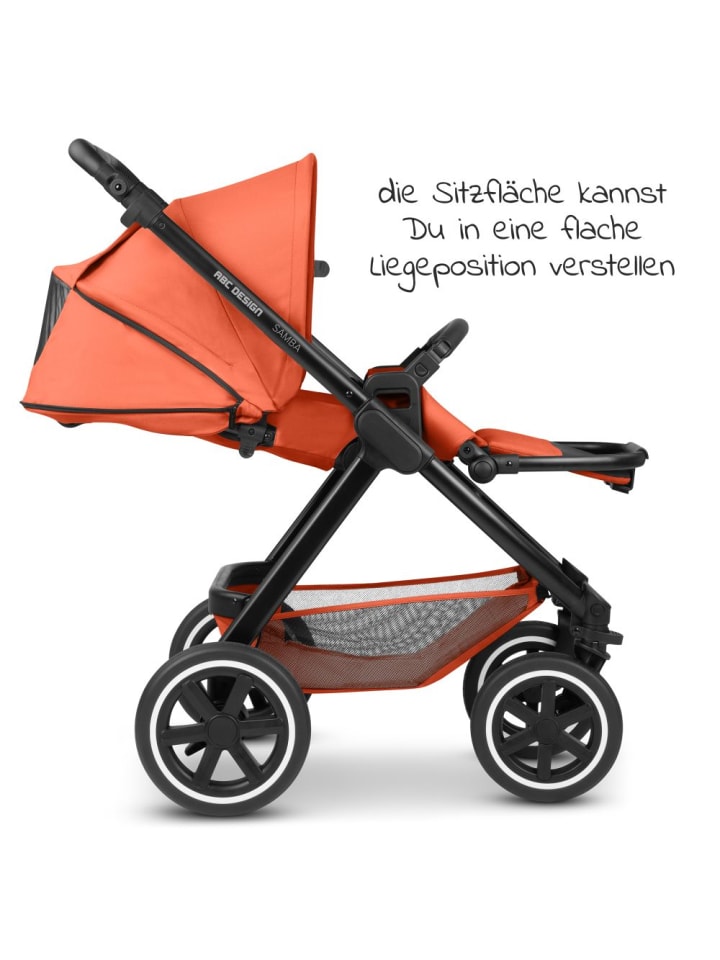 ABC-Design Buggy & Sportwagen Samba mit Sportsitz (ab ca. 9 in orange,schwarz günstig kaufen onesize