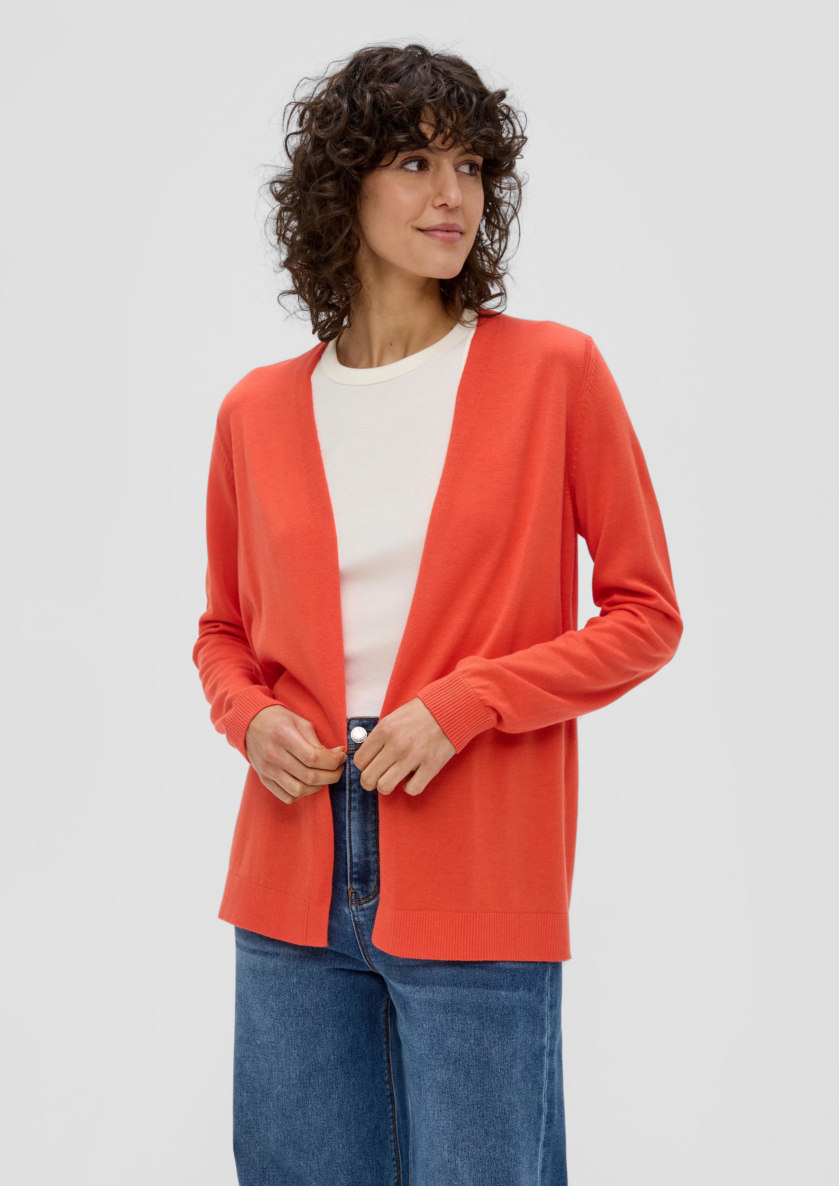 Strickjacke aus Baumwoll-Viskosemix  2144133-2590