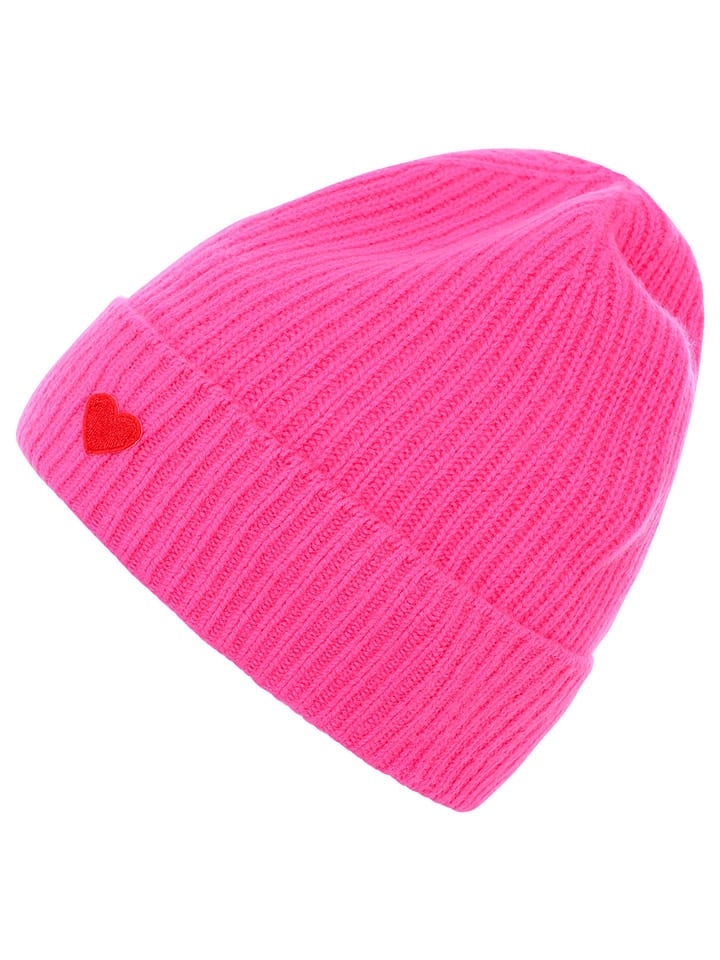 Zwillingsherz Kaschmir-Beanie in PInk günstig kaufen onesize