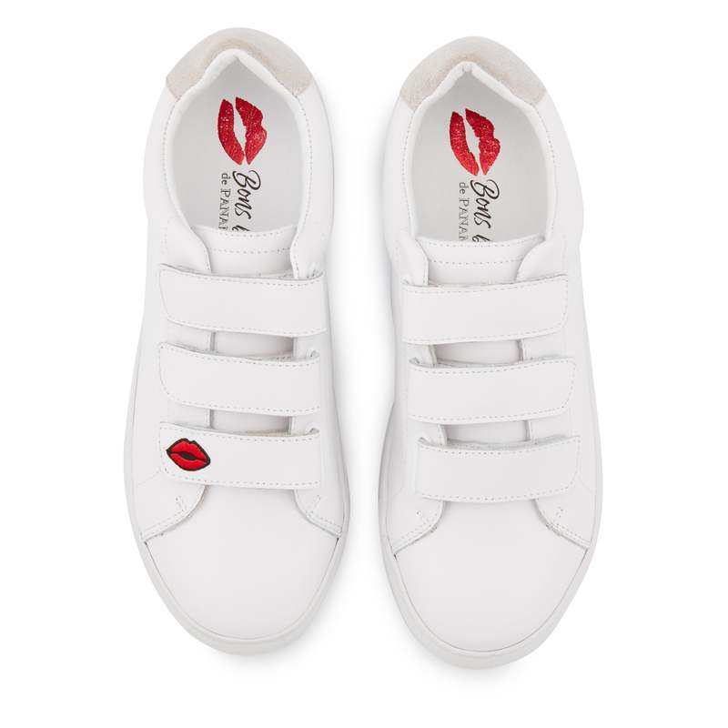 Baskets en cuir Edith legende blanc
