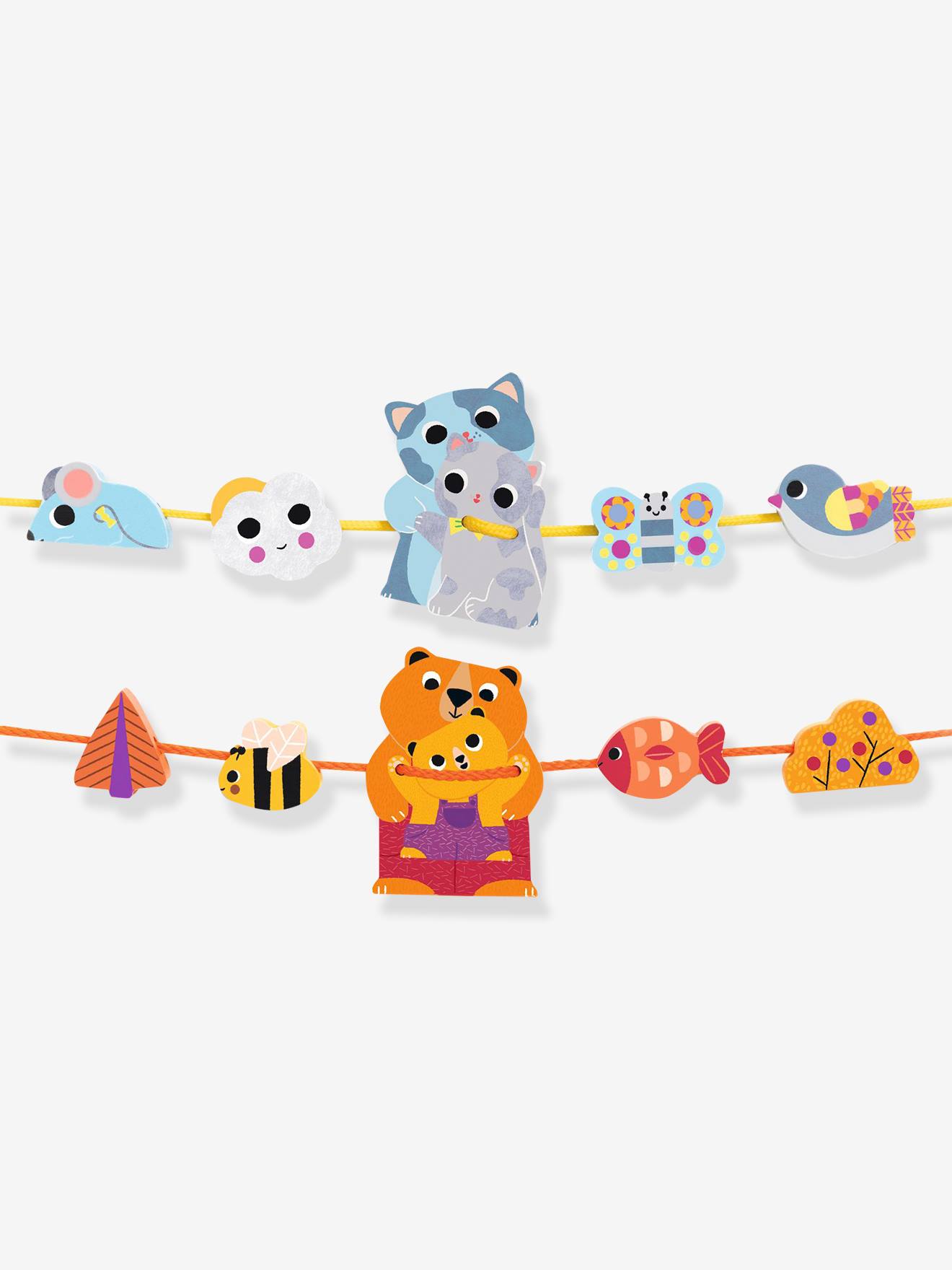 Djeco Kinder Fädelspiel FilaMum DJECO - mehrfarbig