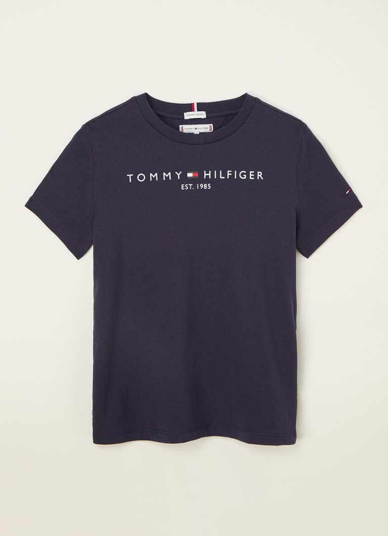 Tricou Tommy Hilfiger cu logo imprimat