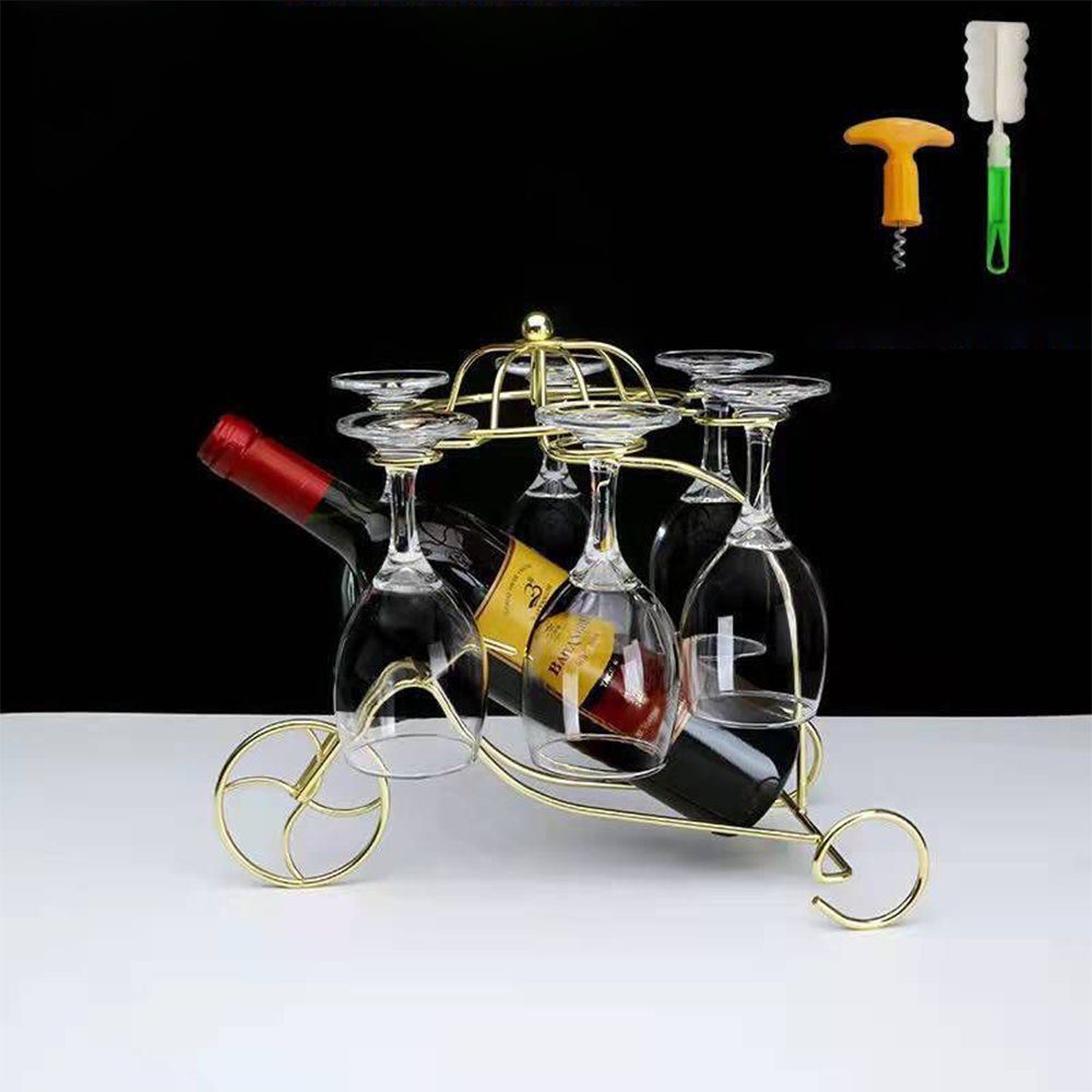 Zimtky Gläserhalter Weinglasregal Weinflaschenregal 31 cm 27 cm Weinregal