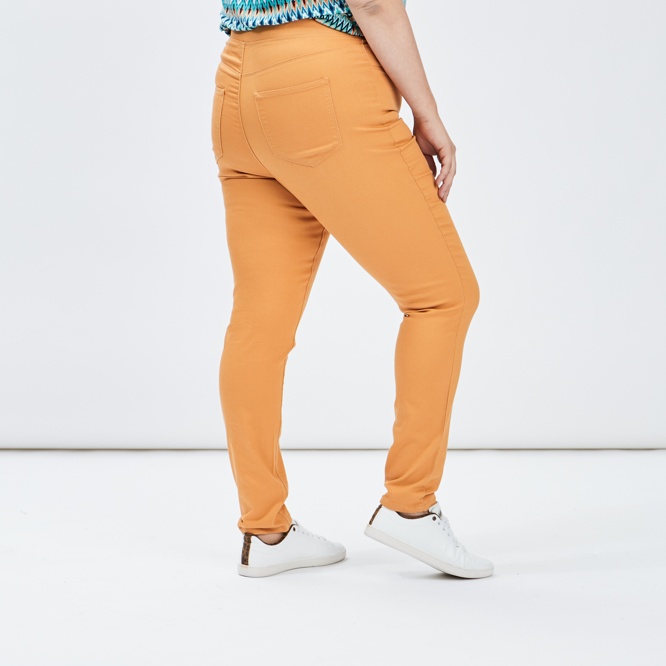 Jegging jaune moutarde femme grande taille | La Halle