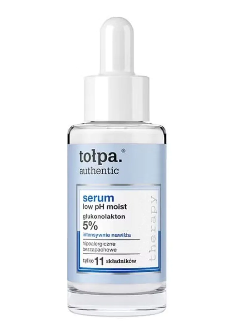„Tołpa Authentic Low pH Moist“ intensyviai drėkinamasis veido serumas