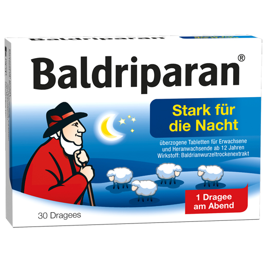 BALDRIPARAN Stark für die Nacht überzogene Tab.  30 St  Tabletten, überzogen