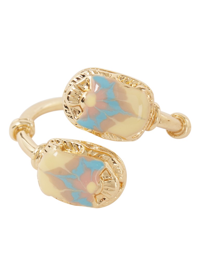 Inel placat cu aur Gas Bijoux Duality Scara