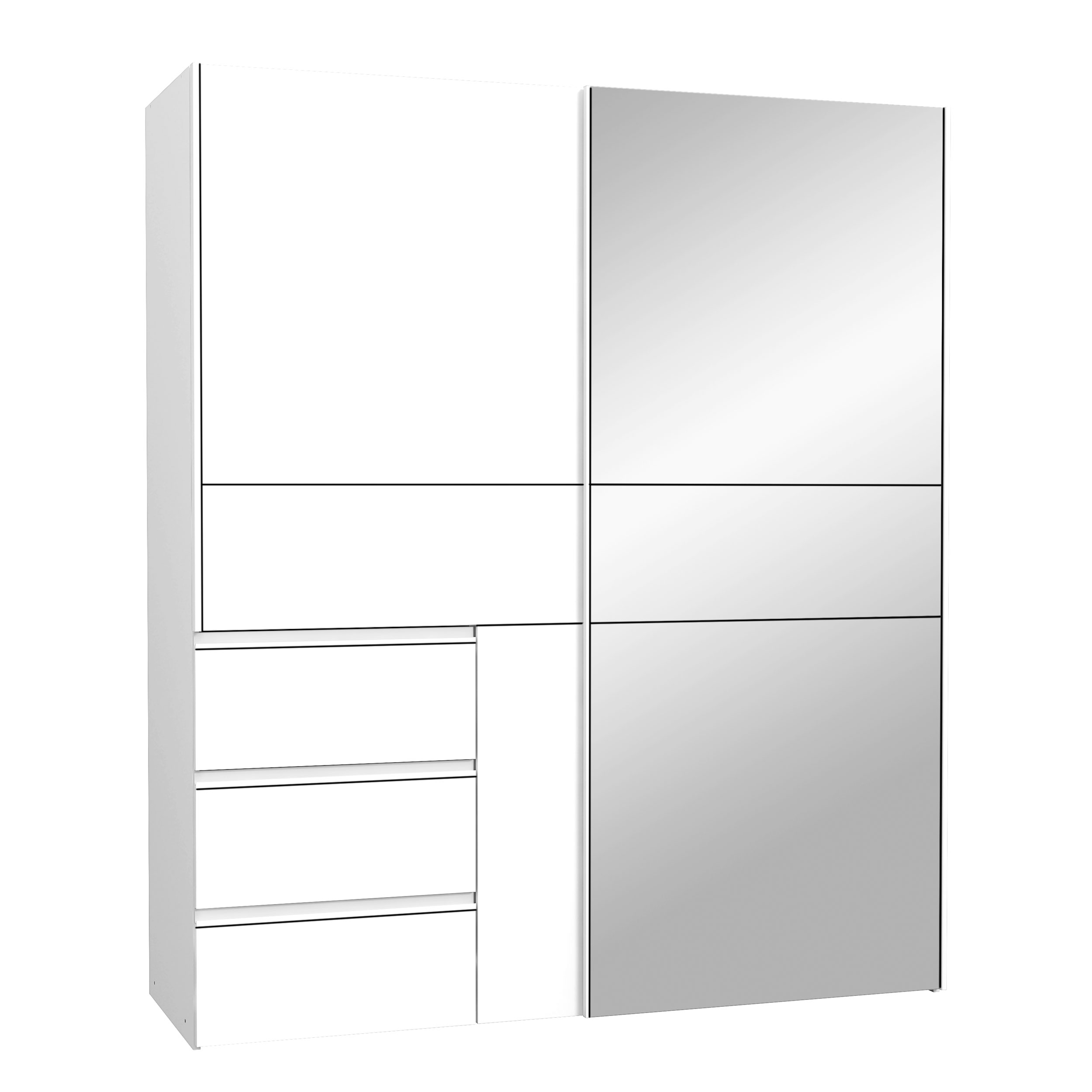 Schwebetürenschrank 2trg.