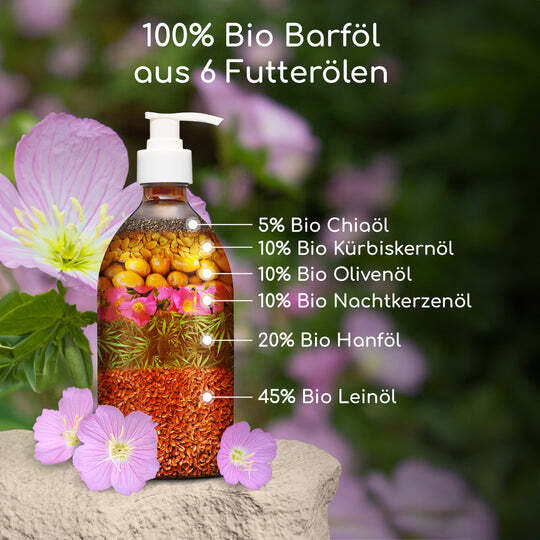 Wolfsbacher Natur Ergänzungsfutter & Aufzucht Wolfsbacher Natur Bio Barf Öl 500 ml