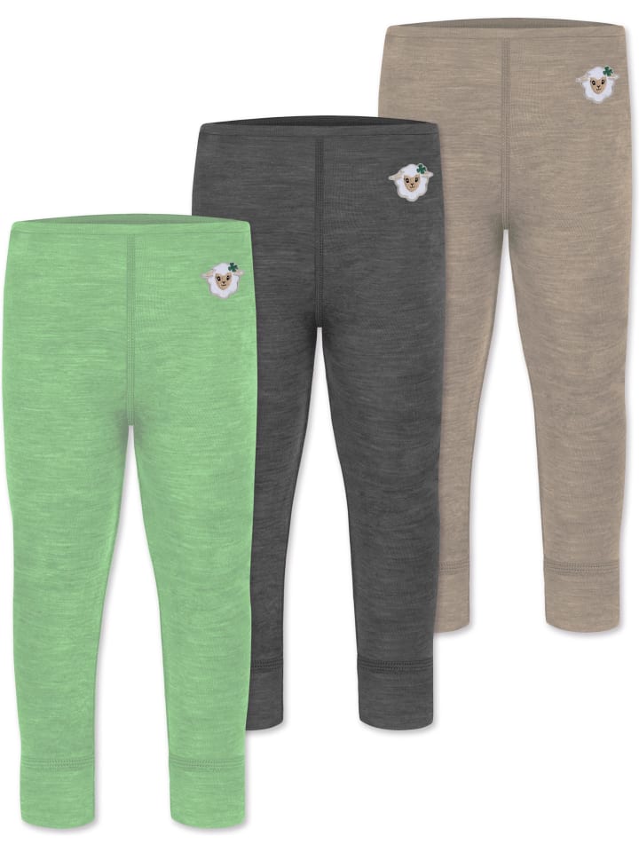 Normani Outdoor Sports 3er Pack Baby Merino Hose Unterhose „Tihoi