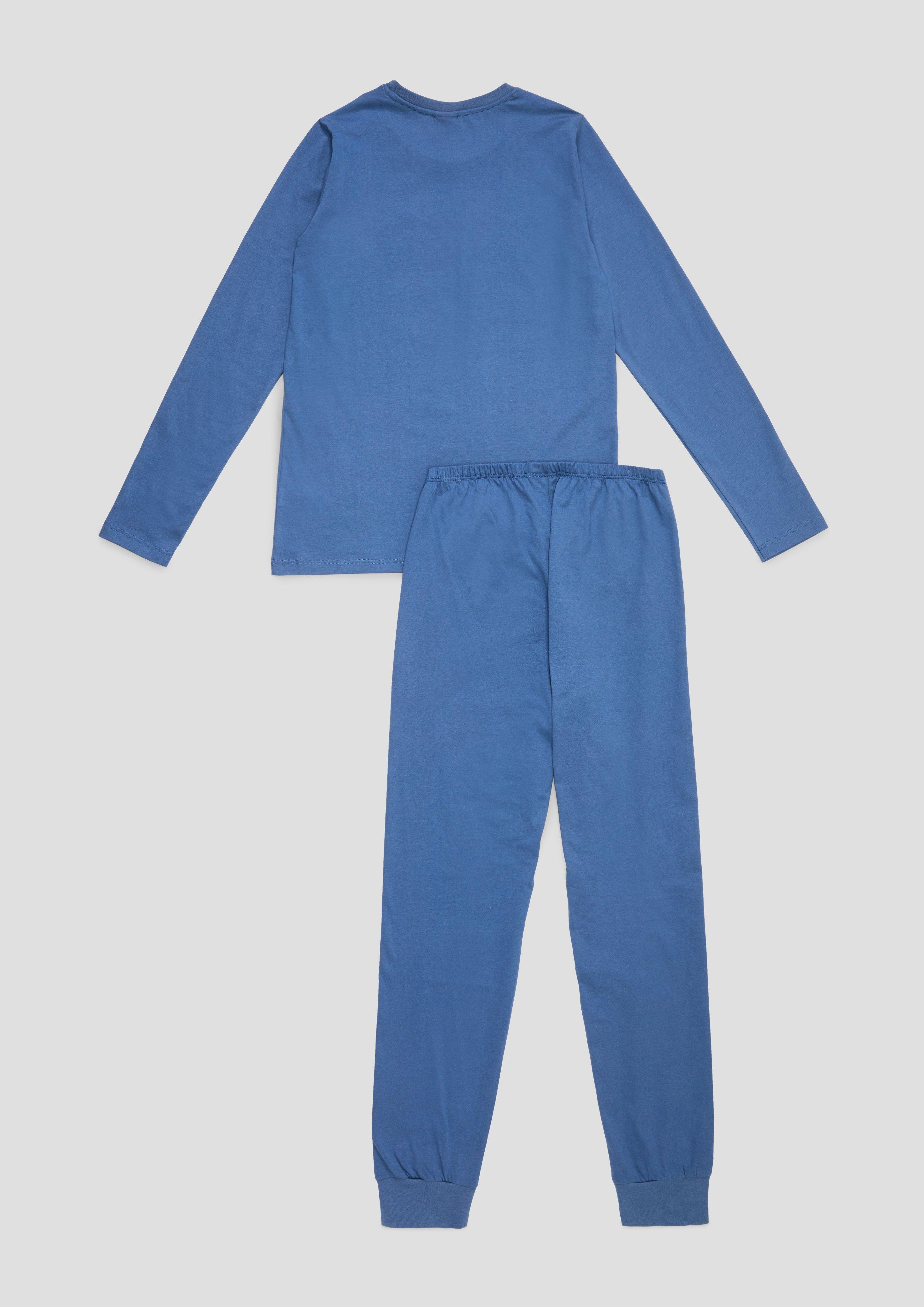 Langes Pyjama-Set aus reiner Baumwolle  6008514-108