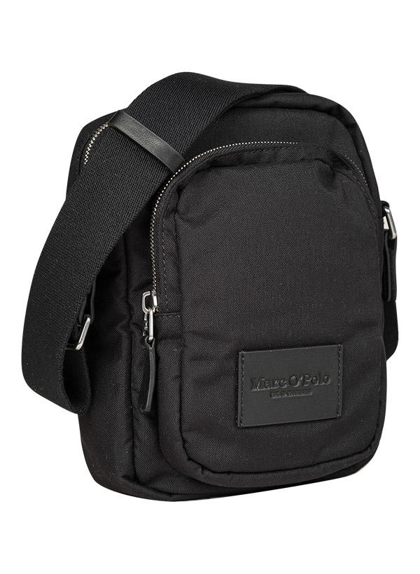 Marc O'Polo, Umhängetasche, Nylon wasserabweisend, schwarz