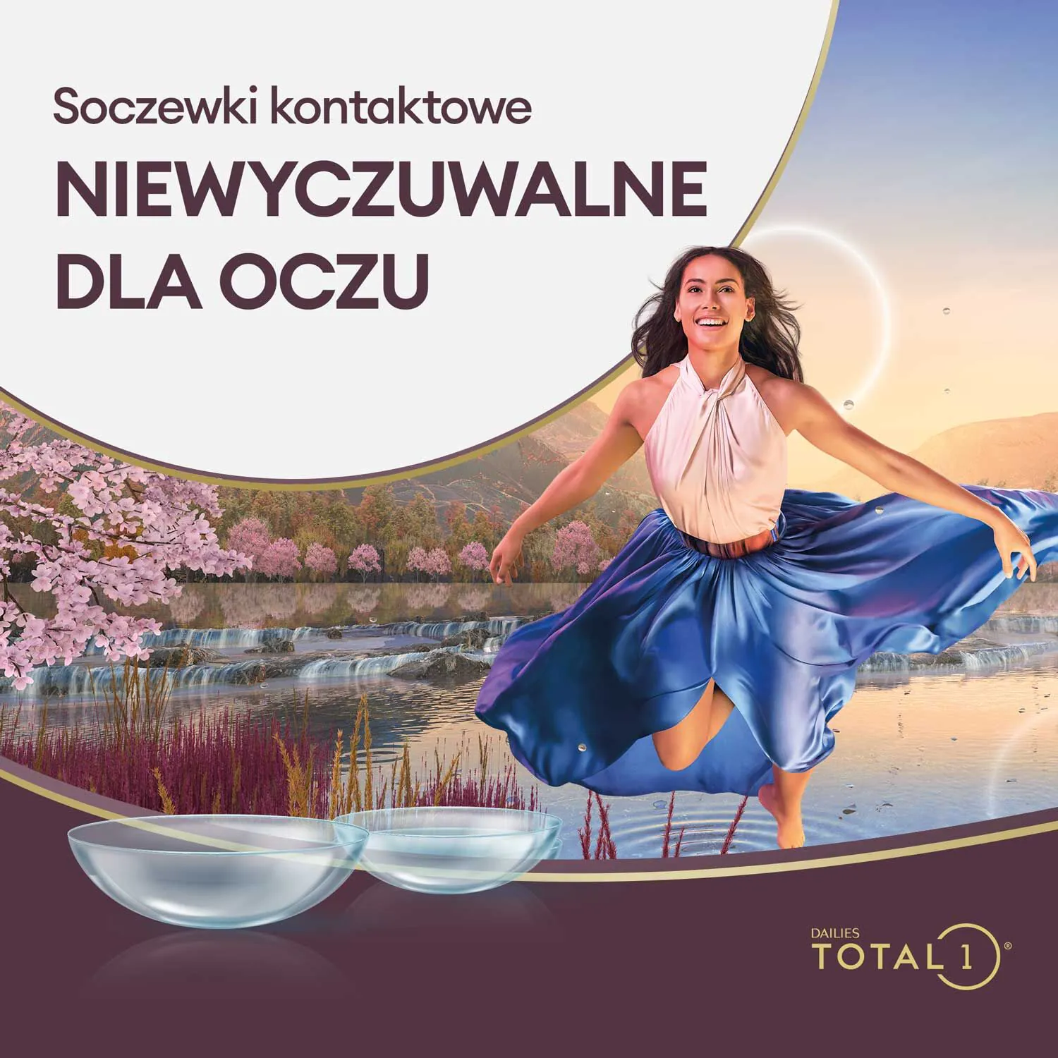 Dailies Total 1, Dnevne kontaktne leće za jednokratnu upotrebu, dioptrija -01.25