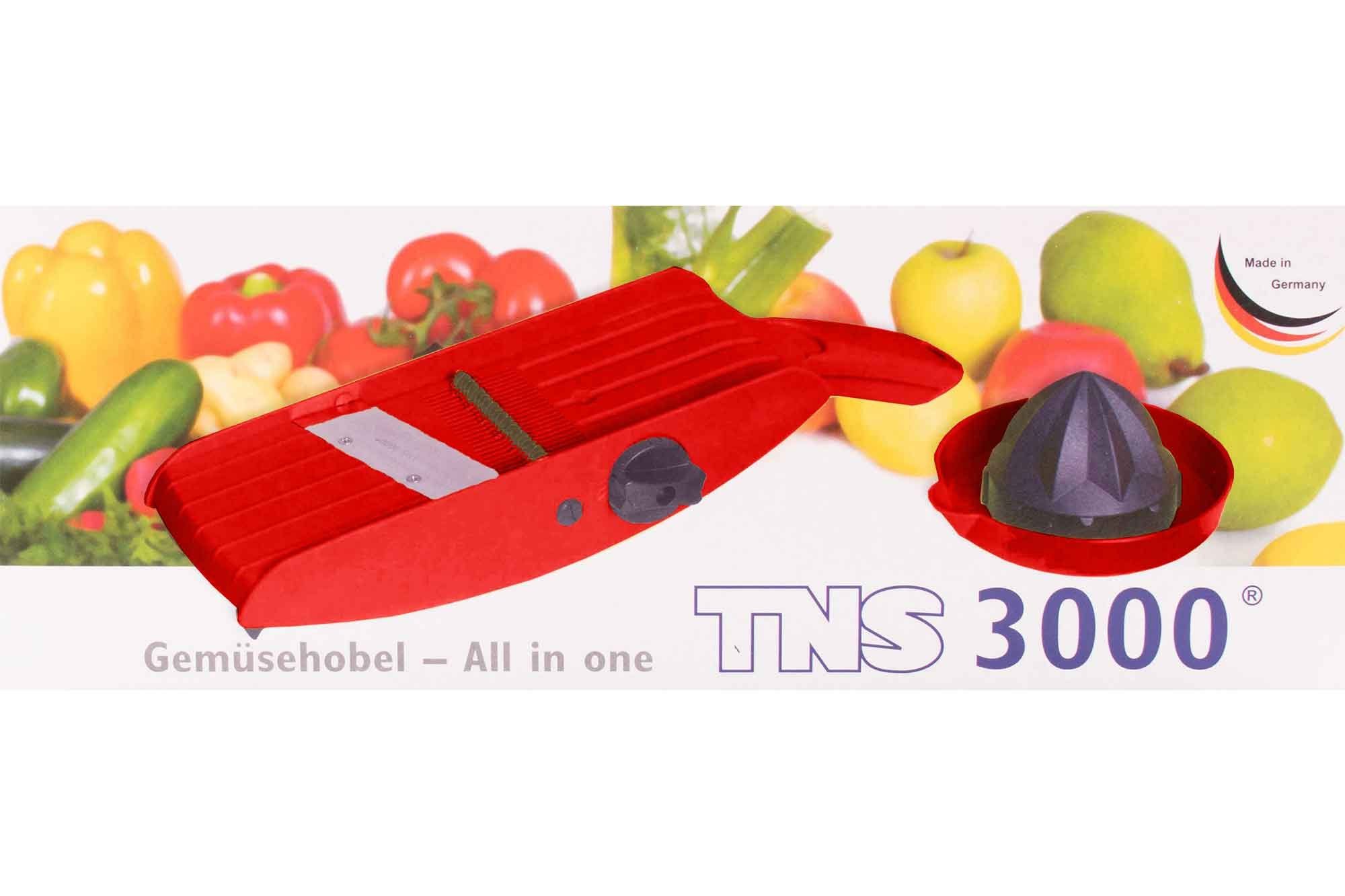TNS 3000 Gemüsehobel TNS 3000 GEMÜSEHOBEL Multireibe, Gurkenhobel, Julienne Schneider 