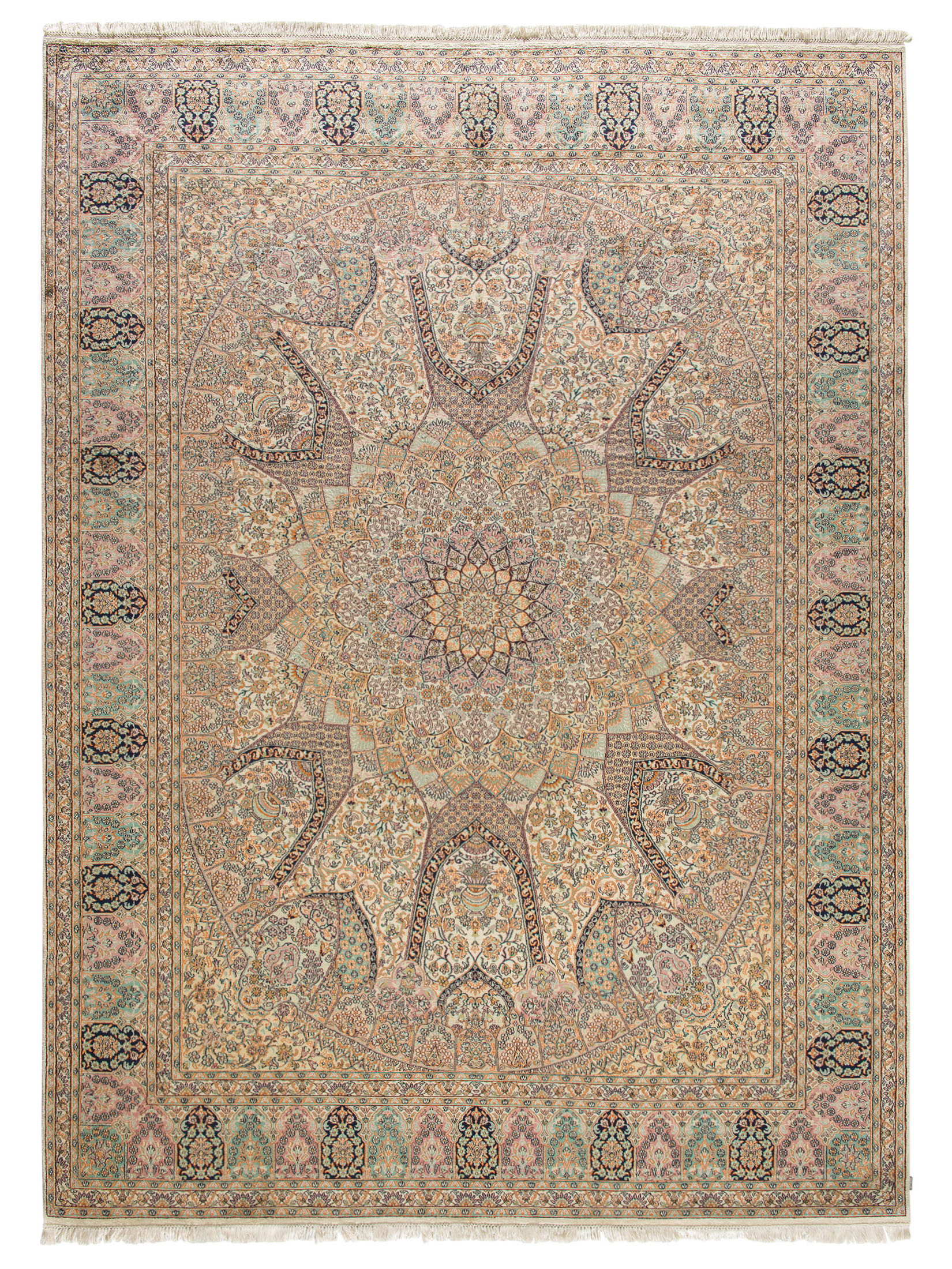 Kaschmir Seide 18/18 ca. 245 x 340 cm, Unikat / Einzelstück