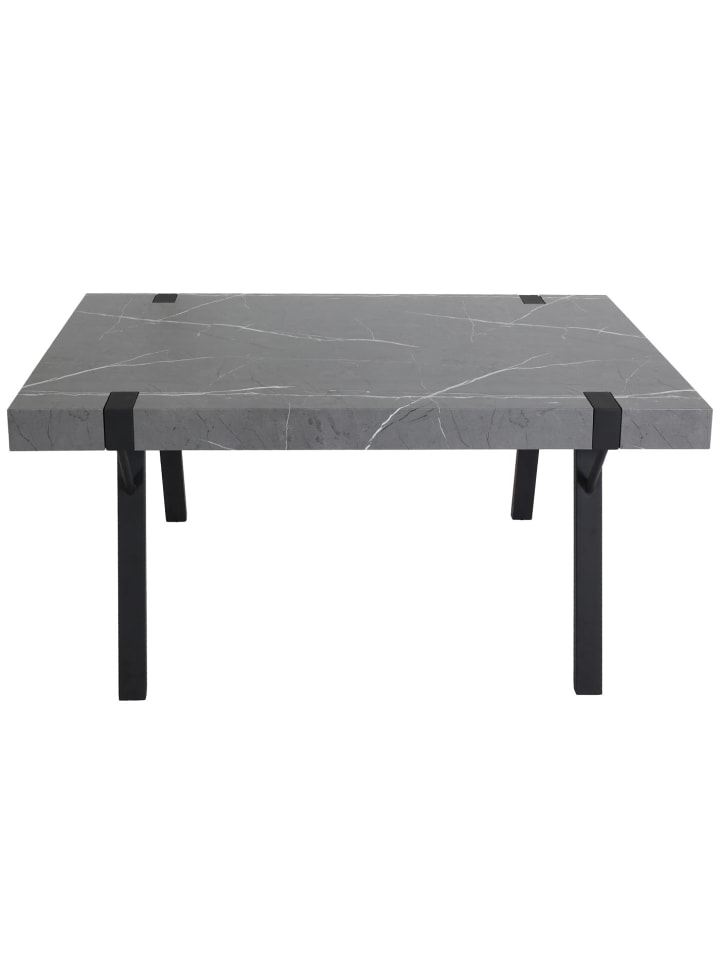 MCW Esstisch L54 Industrial, Marmor-Optik grau günstig kaufen onesize