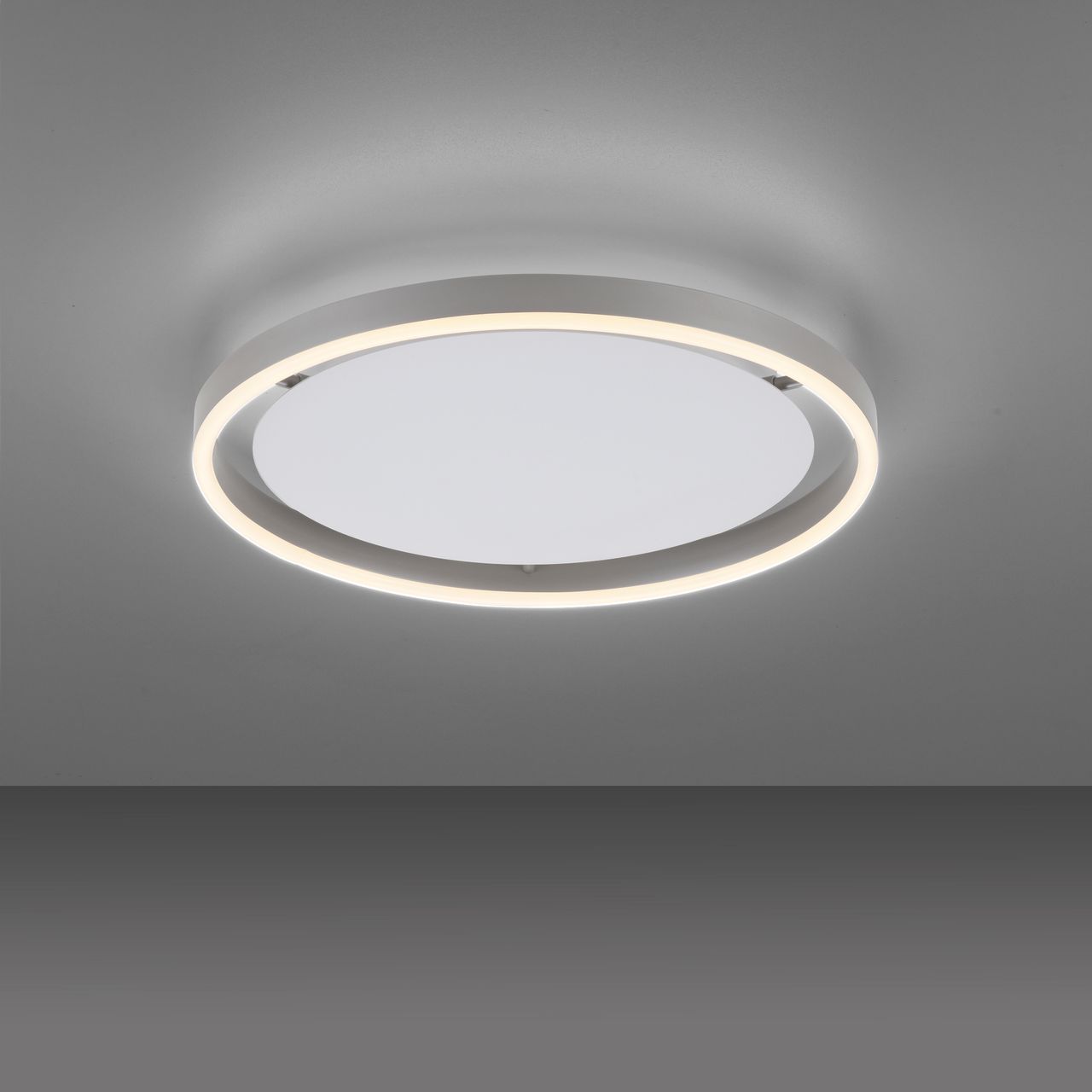 JUST LIGHT LeuchtenDirekt LED Deckenleuchte RITUS, rund, 3-Stufen Dimmer, 3000Kelvin,  Innenleuchte, IP20