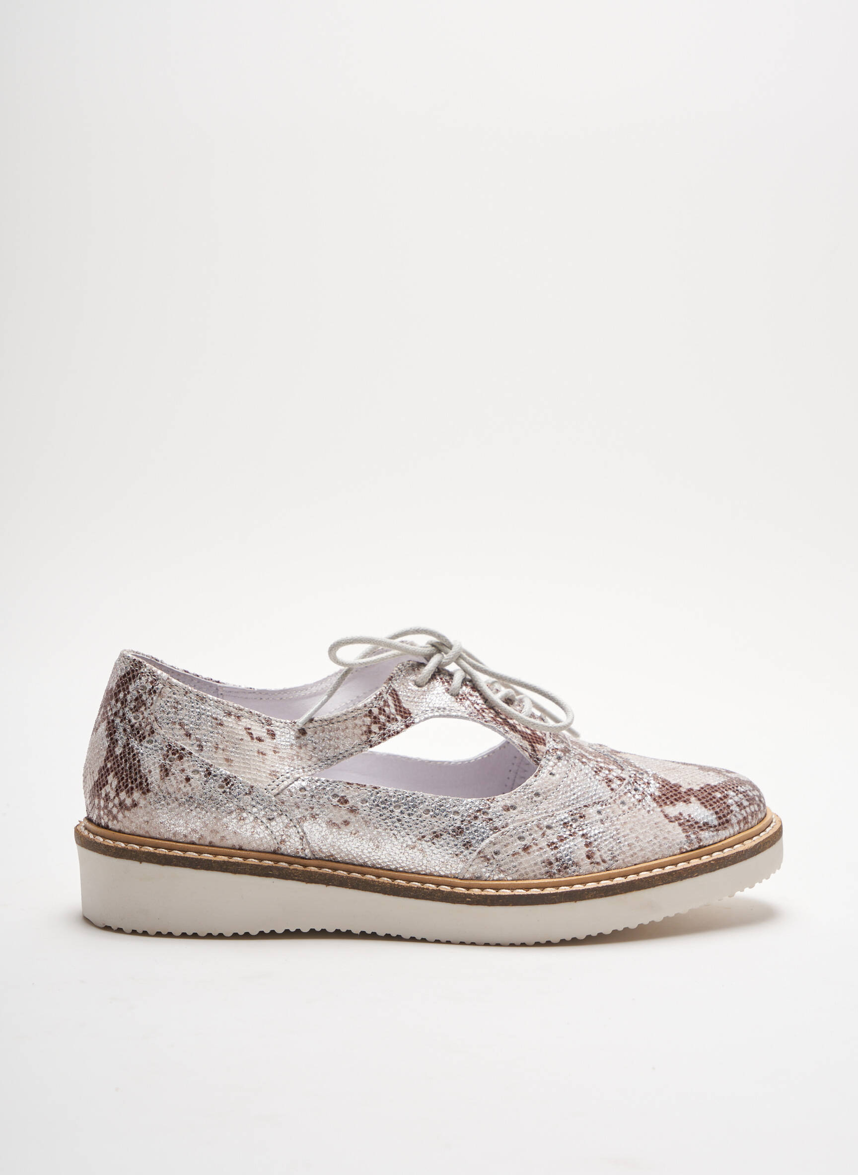 Geo Reino Derby Femme couleur gris