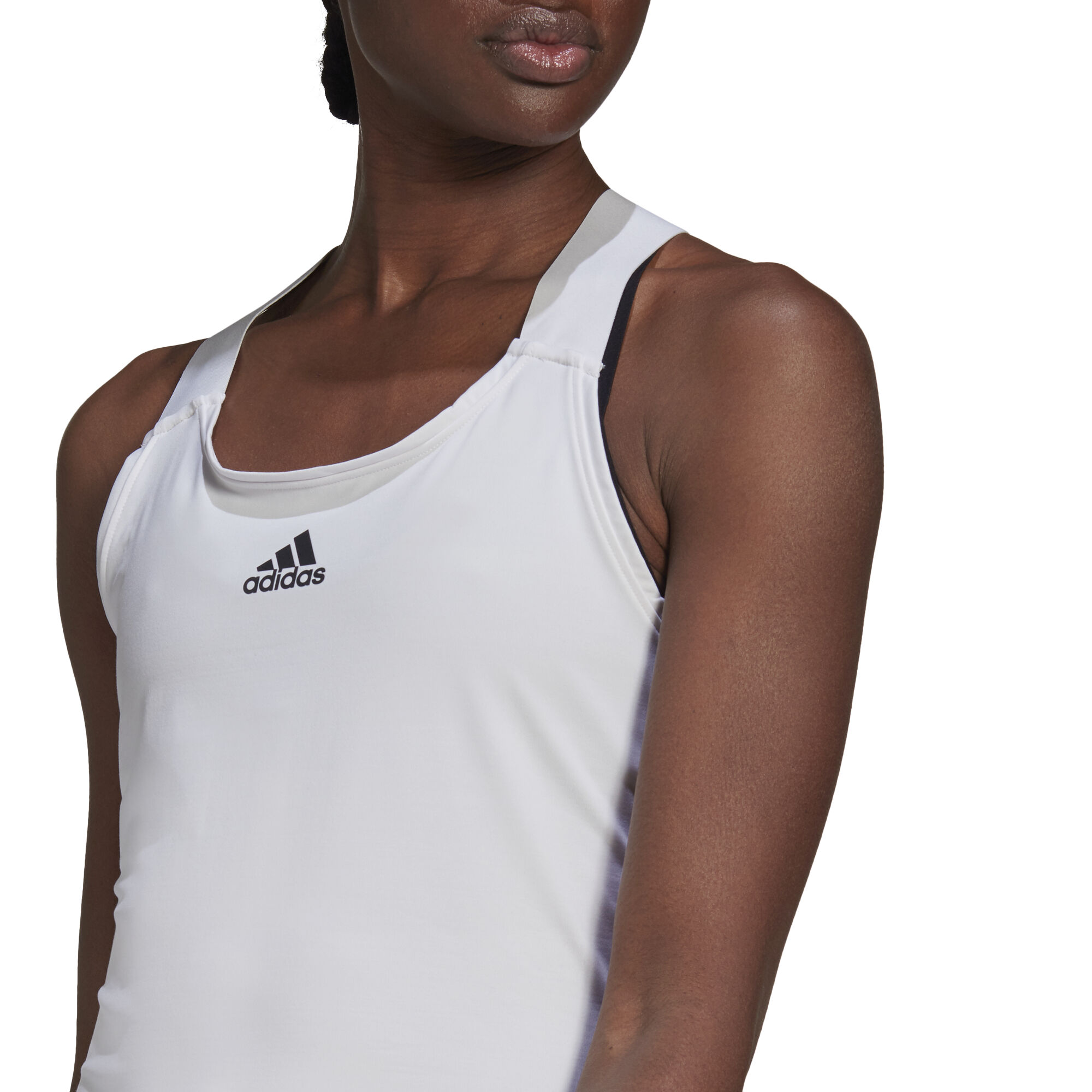 Y- Tank-Top Damen - Weiß, Schwarz