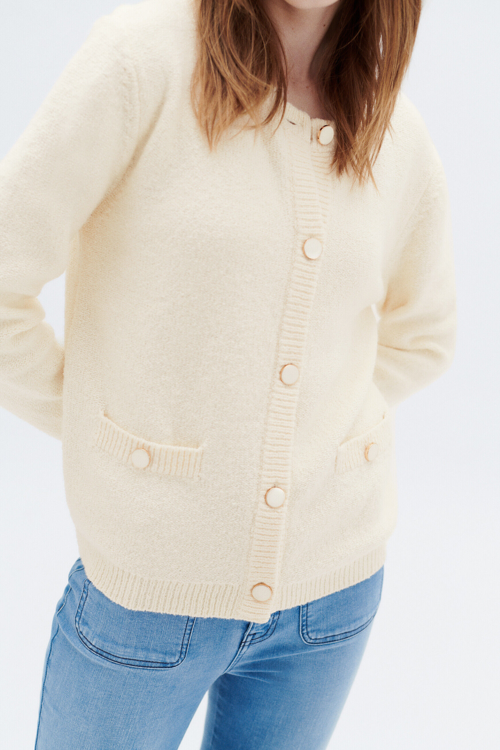 Veste maeva ecru femme