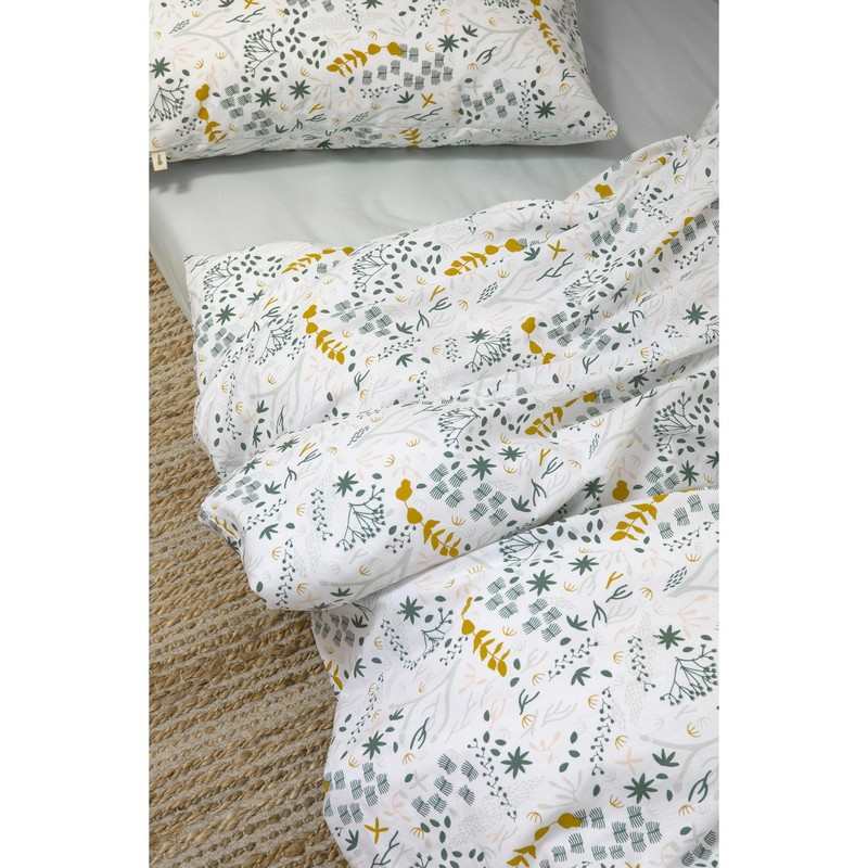Housse de couette en Coton Bio pour lit 1 personne Yukari